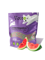 Vosto комкующийся наполнитель для кошек Тофу, арбуз 5 л