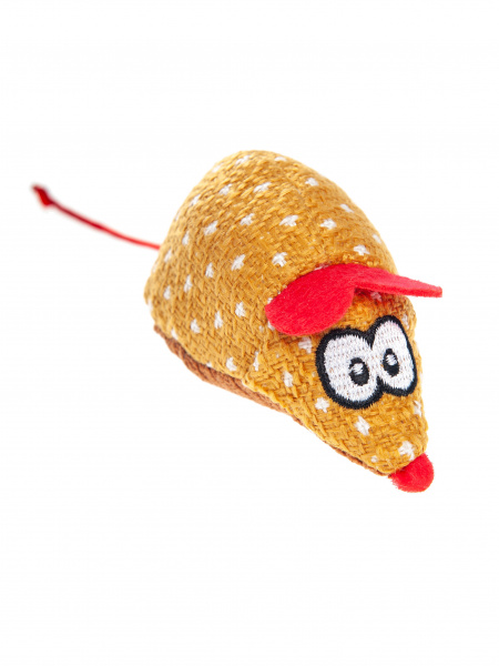Pet-it игрушка для кошек Мышка Дуся с мятой,4.5x16 см